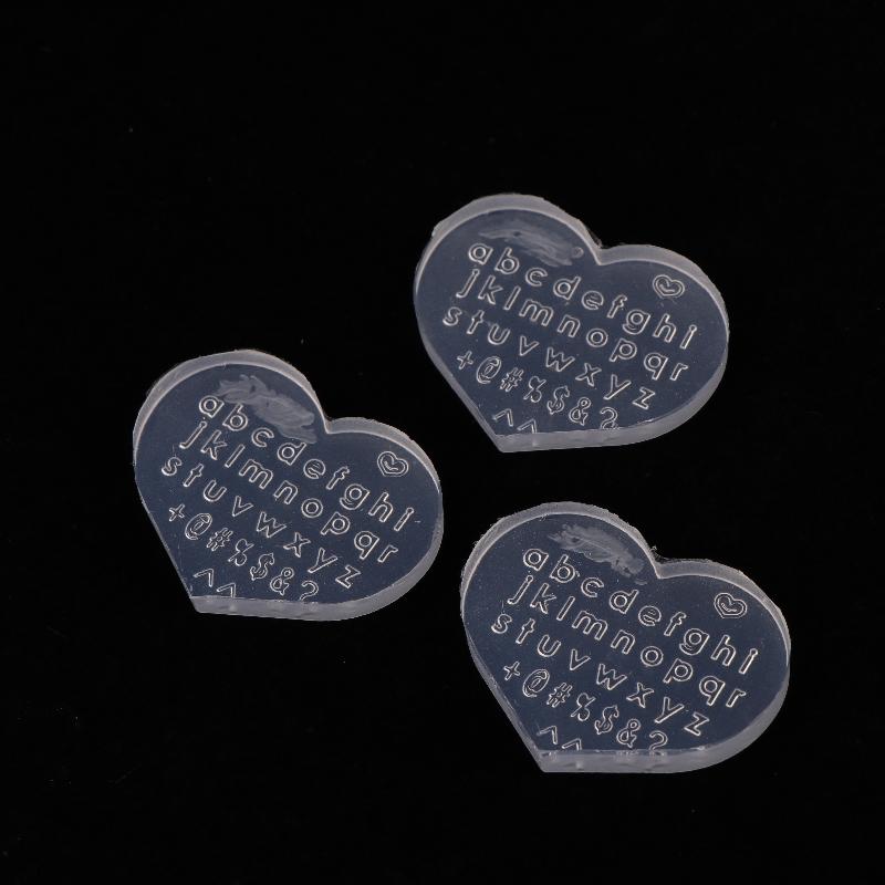 Resin Art Earrings Design - 1 Stück Kunst-Dekoration Universelles Englisches Buchstaben-Design