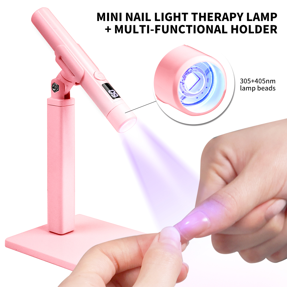 Resin Art Stand - Tragbare Nagel-UV-LED-Lampe, wiederaufladbar, für Nägel, Gel-Nagellack,