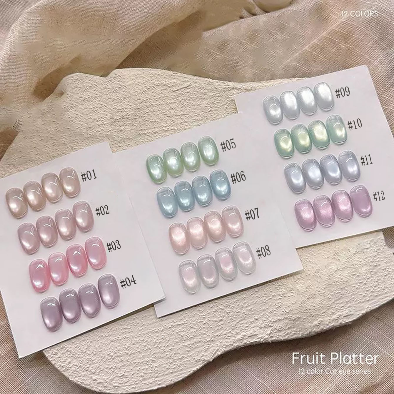 Resin Art Purple - MIANEL 10ML Fruchtplatten-Katzenaugen-Gel-Nagellack 2026 Neu Blau-Lila-Grüner