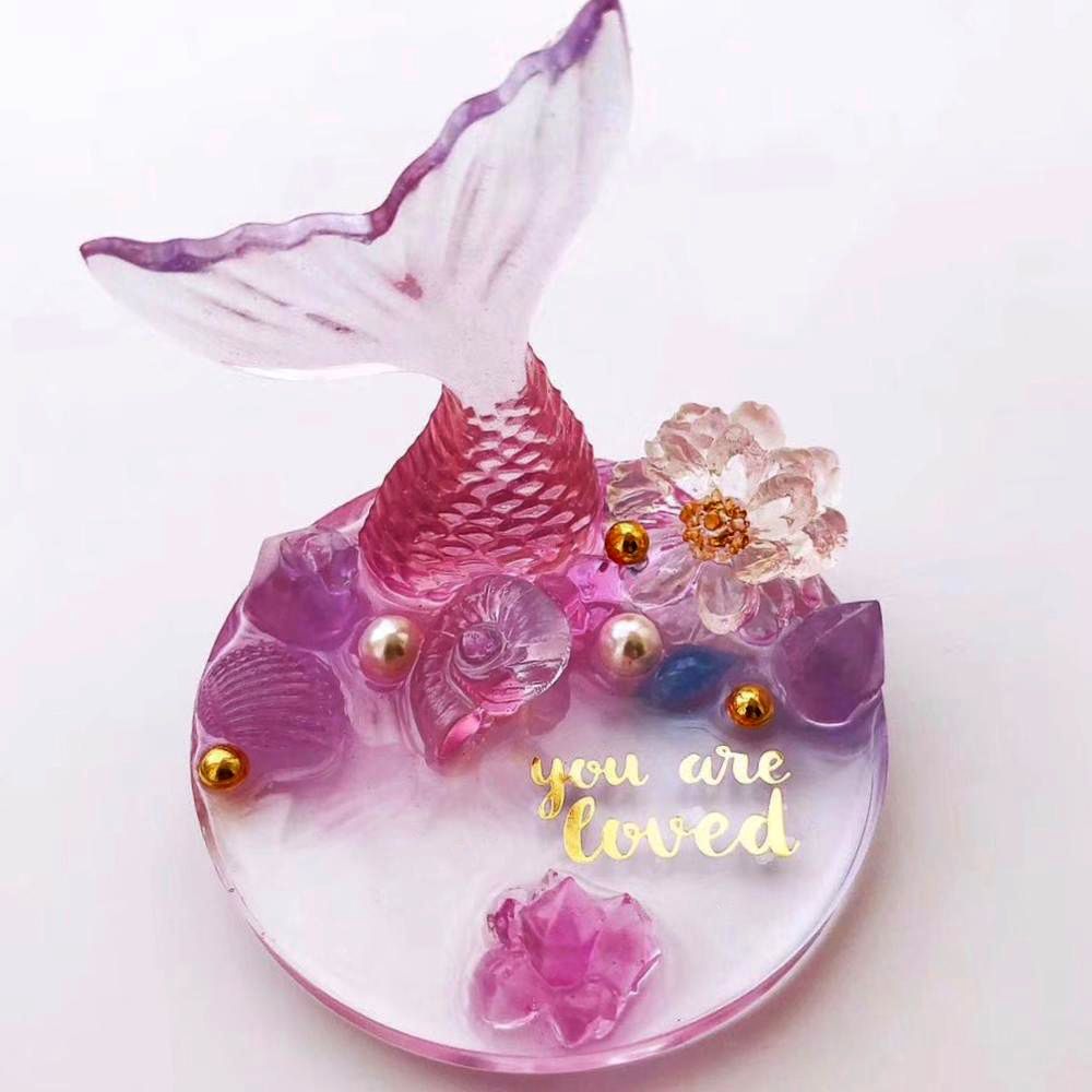 Resin Art Coasters - DIY Handwerk Silikon Flüssigkeit Kunst Tasse