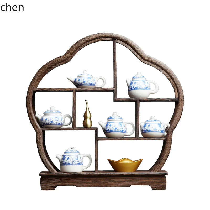 Resin Art Resin - 7.15-c13 Retro Zen Teeraum Blau-Weiße Teekanne