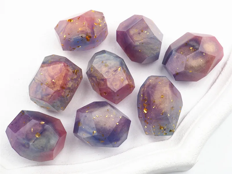 Resin Art Stone - DIY Kristall unregelmäßige Stein Silikonform geometrische