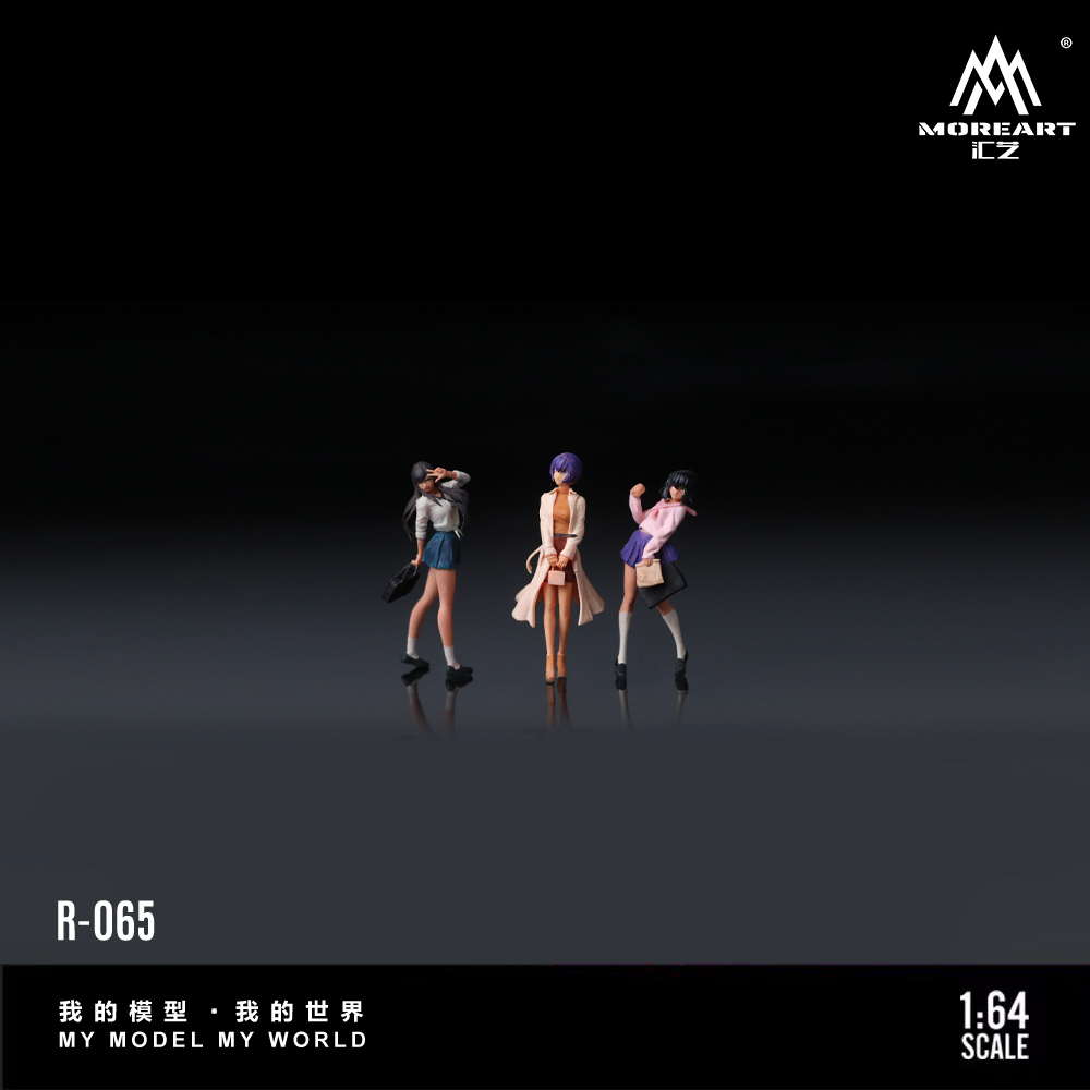 Resin Art Resin - Mehr Art 1:64 Dynamic Girl Doll