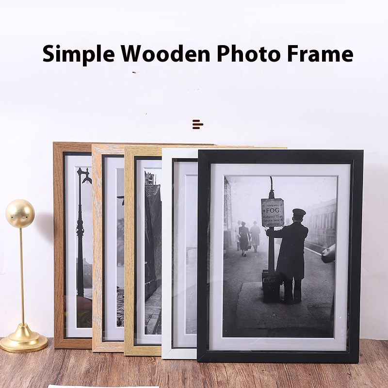 Resin Art Stand - Großer Bilderrahmen aus Holz für 4K-8K-Poster