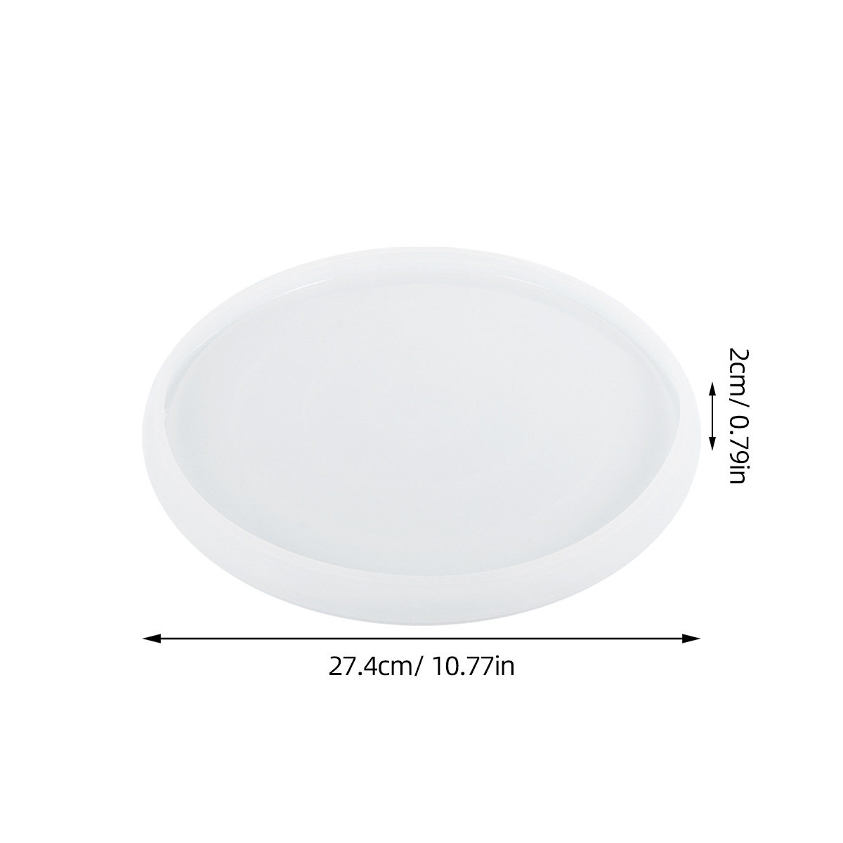 1 Stück Runde Silikonform für  – Resin Art Coasters Bewertung und Preis