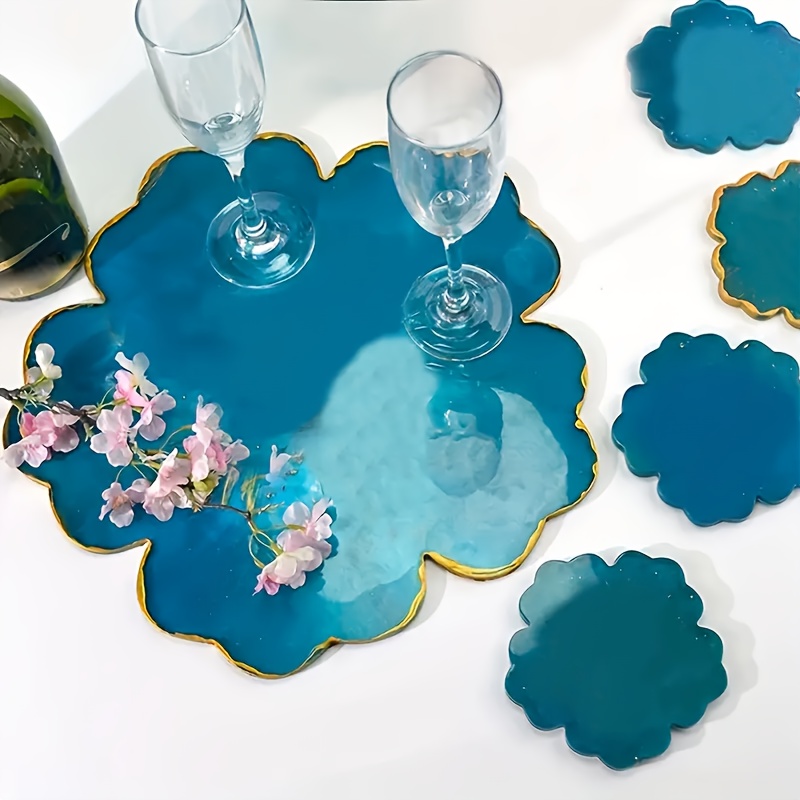 5er-Set Spiegel-Blumenformen ( – Resin Art Mould Bewertung und Preis