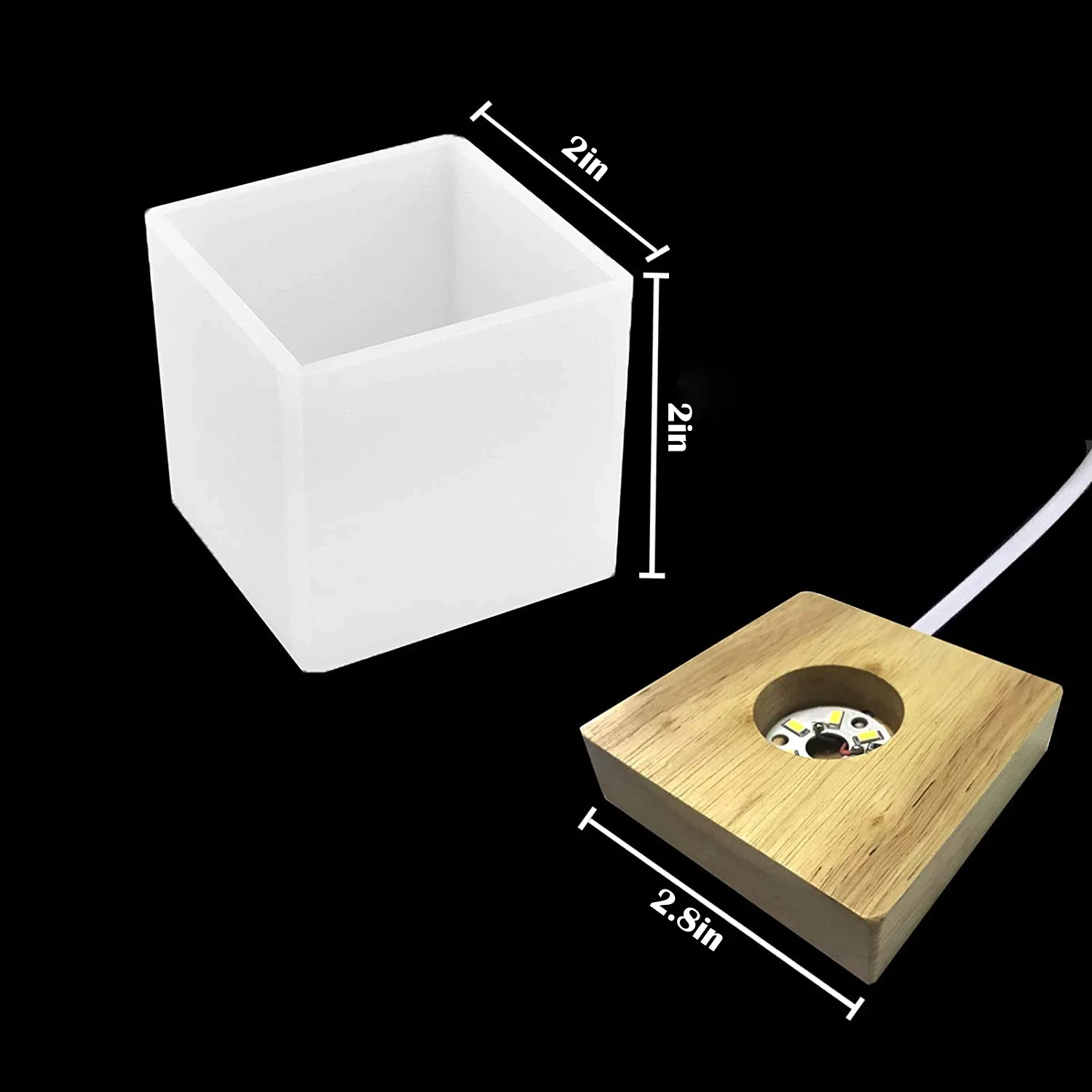 Quadratische helle Harzform, L – Resin Art Stand Bewertung und Preis