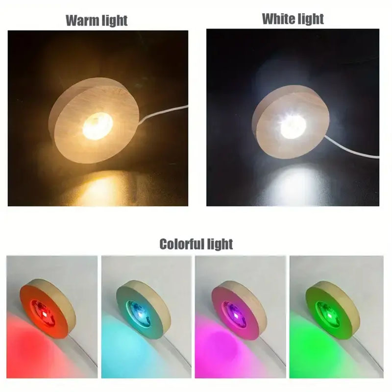 Holz Runde LED Nachtlicht Basi – Resin Art Stand Bewertung und Preis