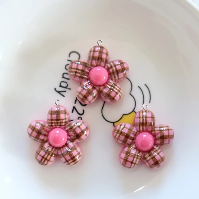 10 Stück süße Blumen-Anhänger  – Resin Art Resin Bewertung und Preis