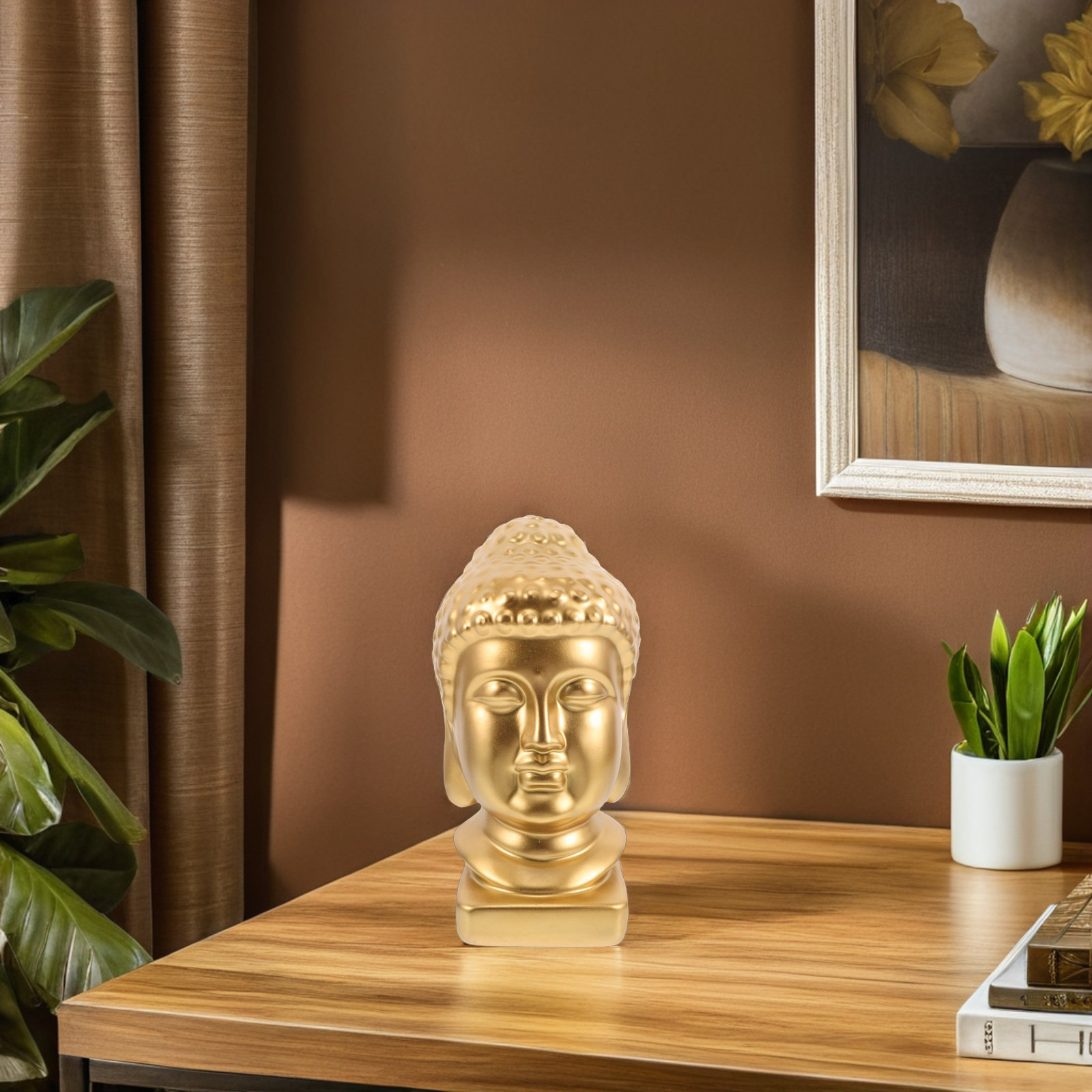 Buddha-Kopf Kunststatue aus Ha – Resin Art Resin Bewertung und Preis