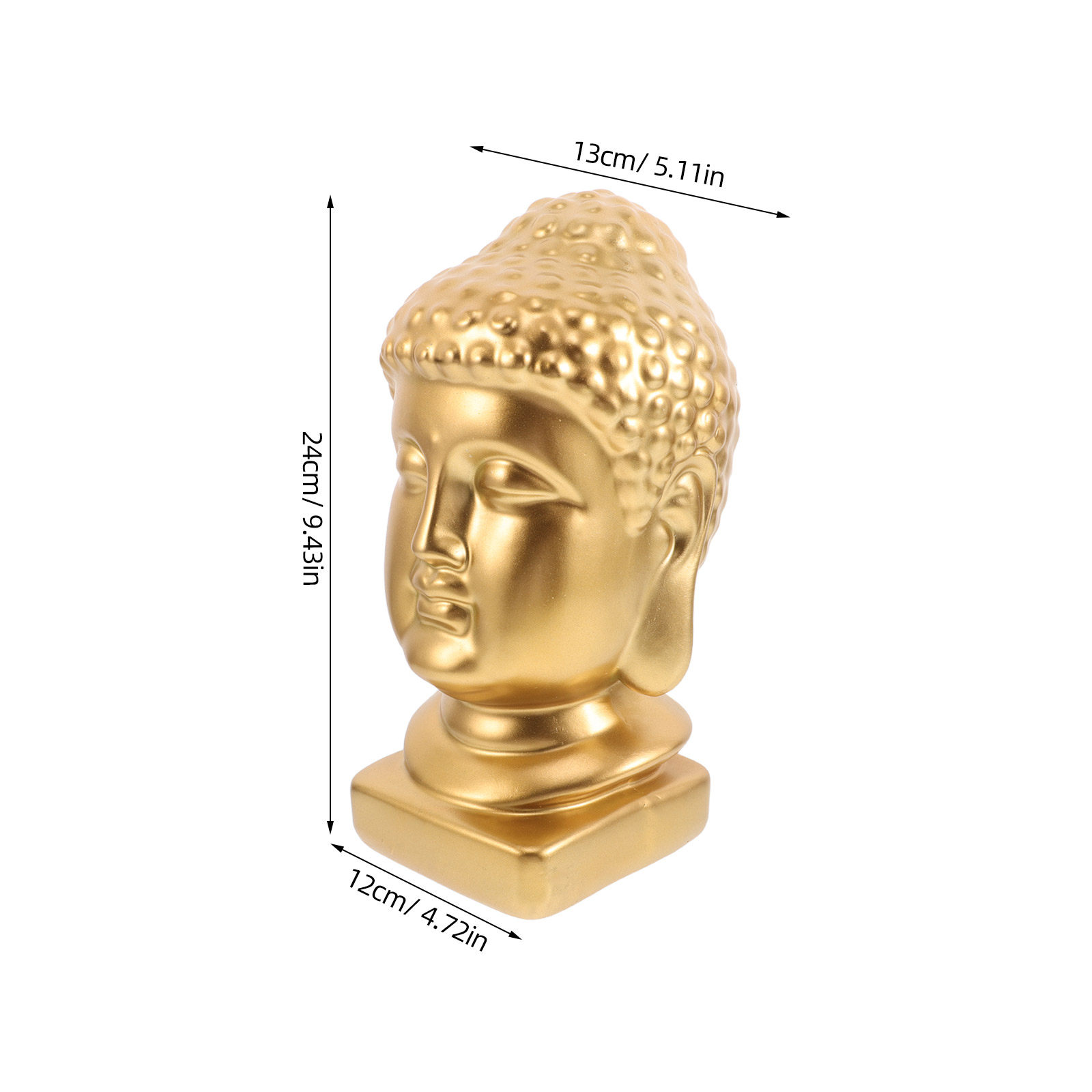 Buddha-Kopf Kunststatue aus Ha – Resin Art Resin Bewertung und Preis