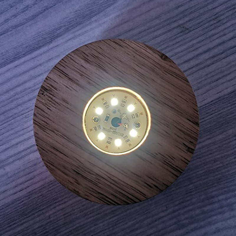 8cm runde hölzerne LED Licht D – Resin Art Stand Bewertung und Preis
