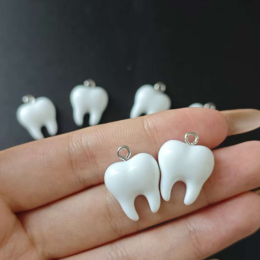 10 Stück niedliche weiße Zähne – Resin Art Box Bewertung und Preis