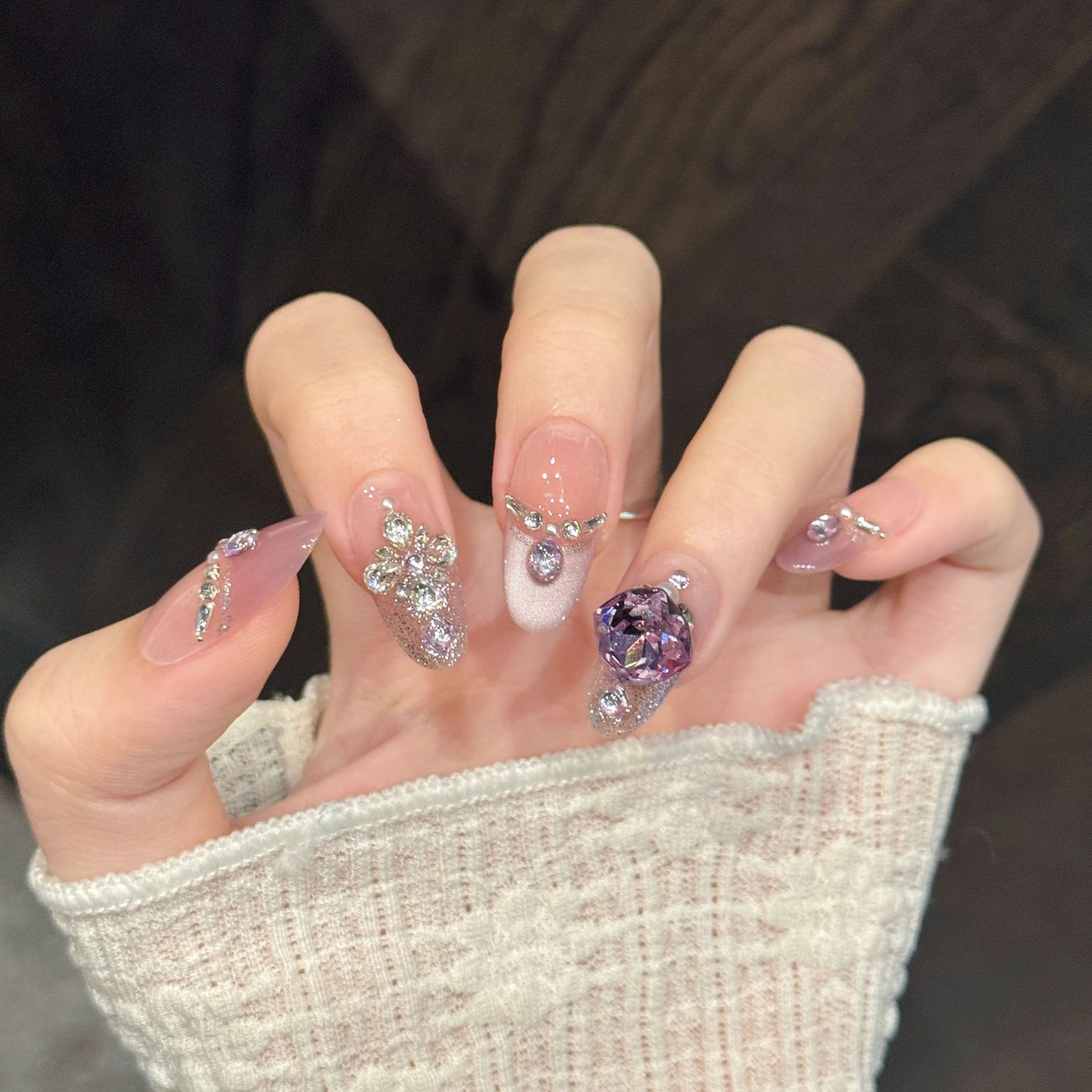10 Stück reine handgepresste S – Resin Art Purple Bewertung und Preis