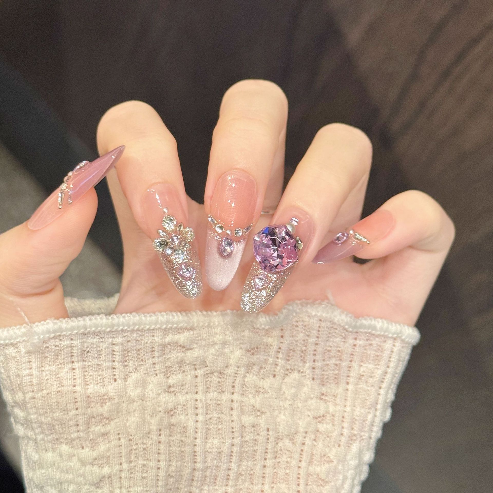 10 Stück reine handgepresste S – Resin Art Purple Bewertung und Preis