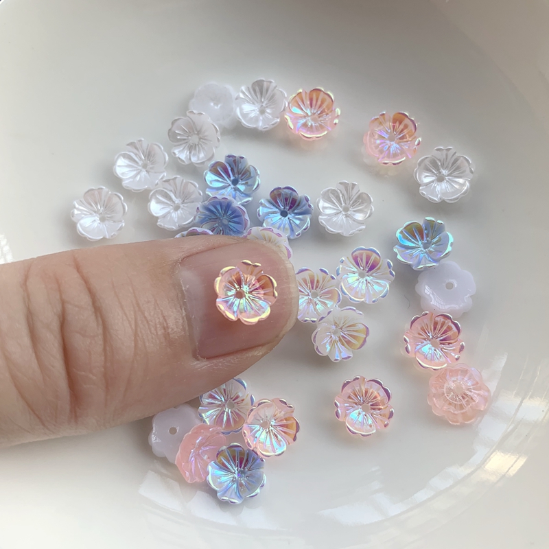 Blumen 8mm Ohrringe Schmuck Zu – Resin Art Earrings Design Bewertung und Preis