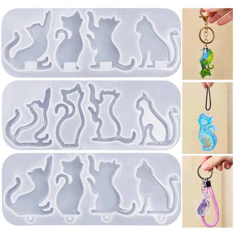 DIY Katzenform Schlüsselanhäng – Resin Art Stone Bewertung und Preis
