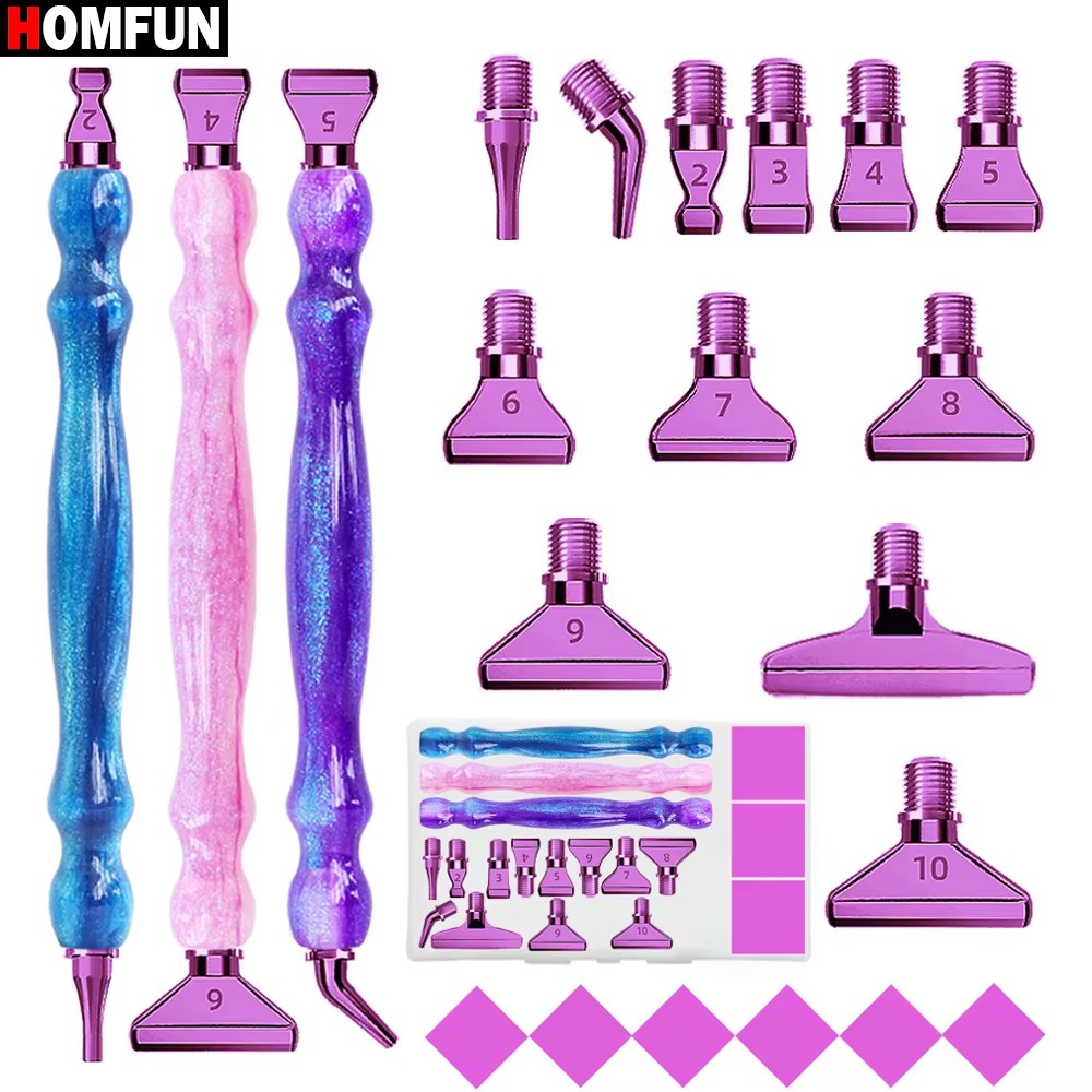 Homfun 5d Diamant Mal stift Se – Resin Art Purple Bewertung und Preis