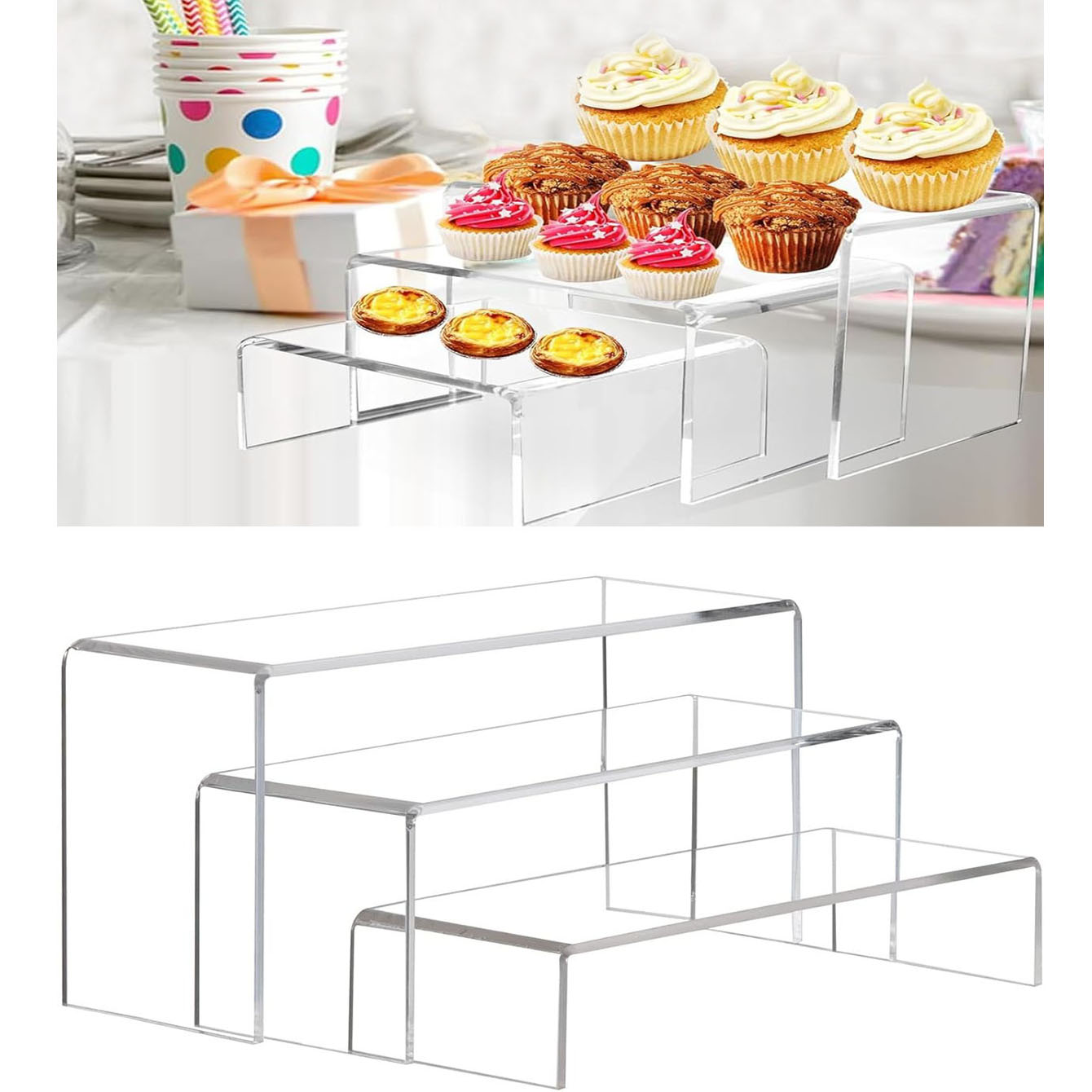 3 Stück Acryl-Präsentationsreg – Resin Art Stand Bewertung und Preis