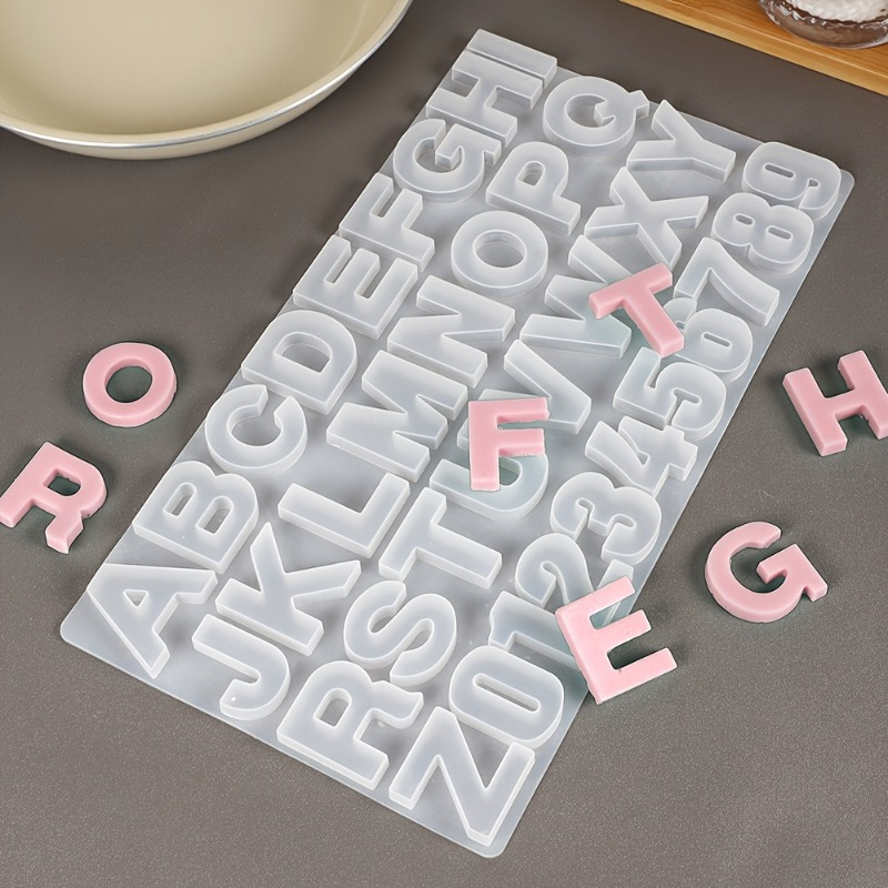 Silikonform für Buchstaben von – Resin Art Jewellery Bewertung und Preis