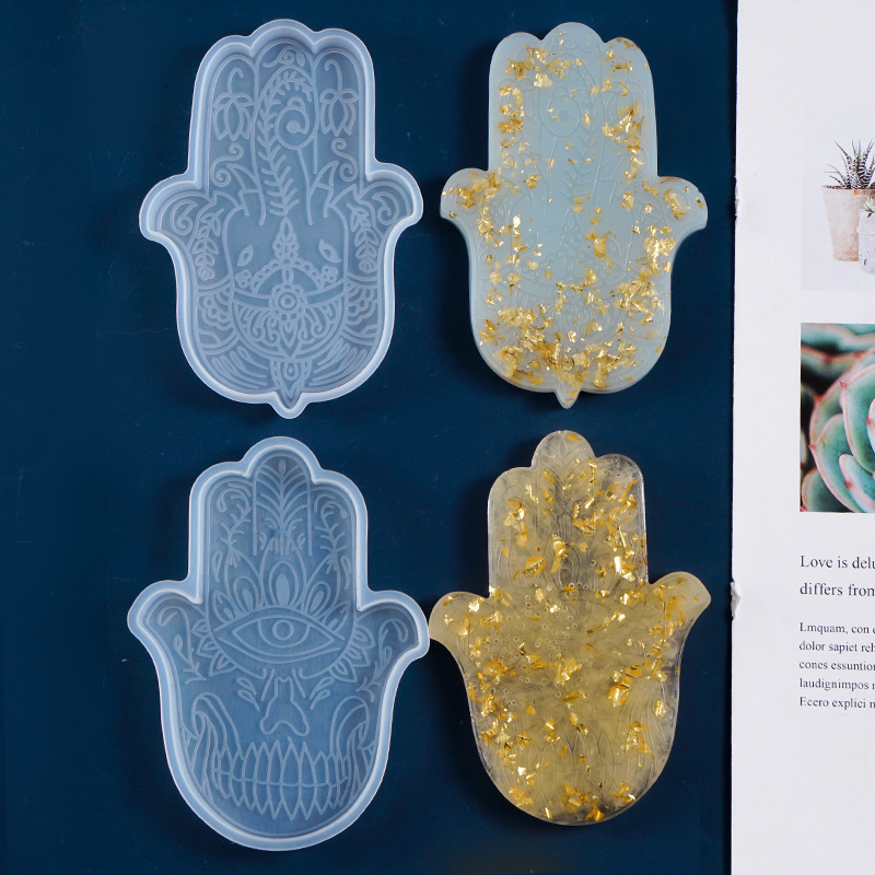 1 Pcs DIY Coaster Hand von Fat – Resin Art Coasters Bewertung und Preis
