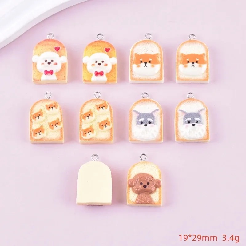 10 Stück niedliche Toast-Hund- – Resin Art Products Bewertung und Preis