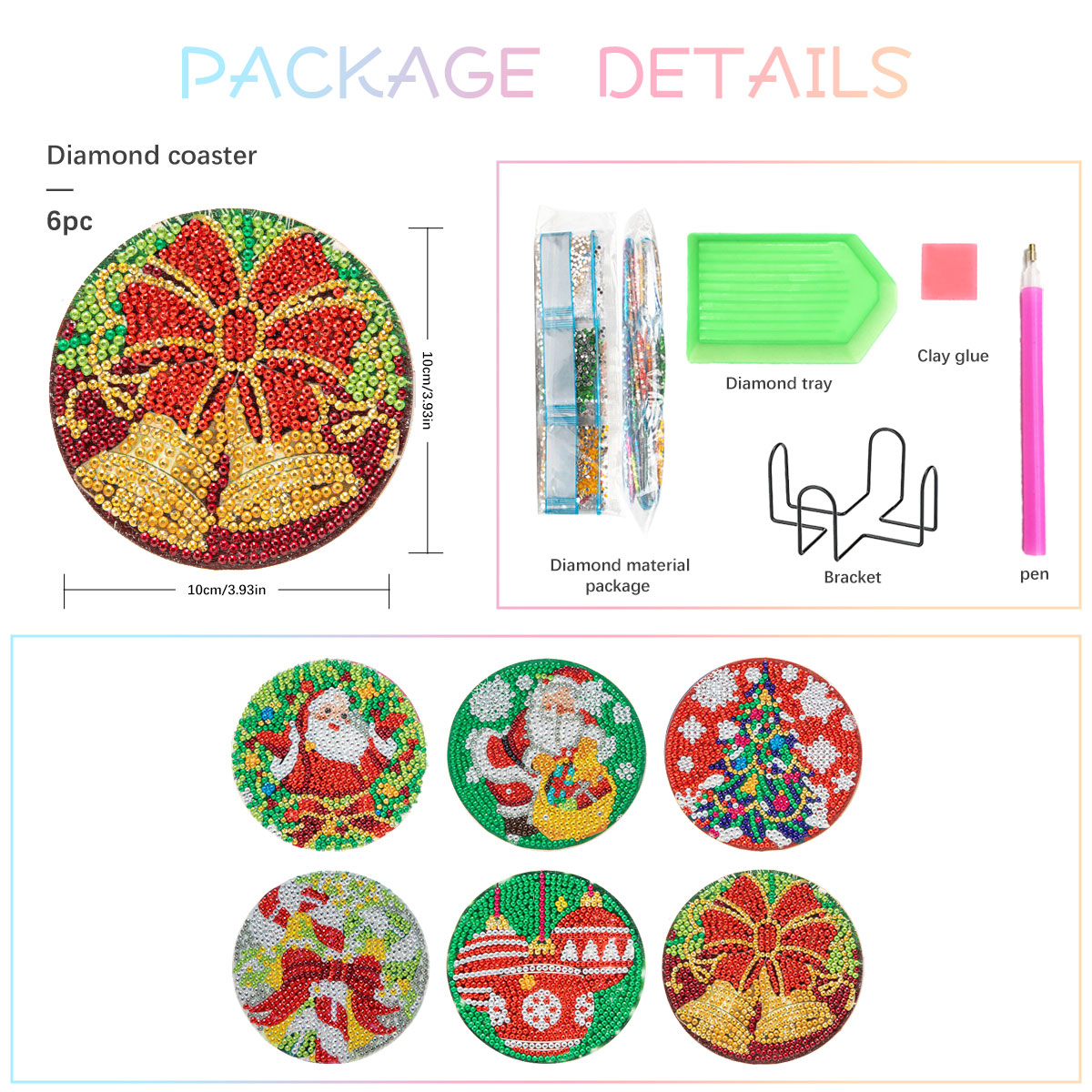 GATYZTORY 6-teiliges DIY Diama – Resin Art Coasters Bewertung und Preis