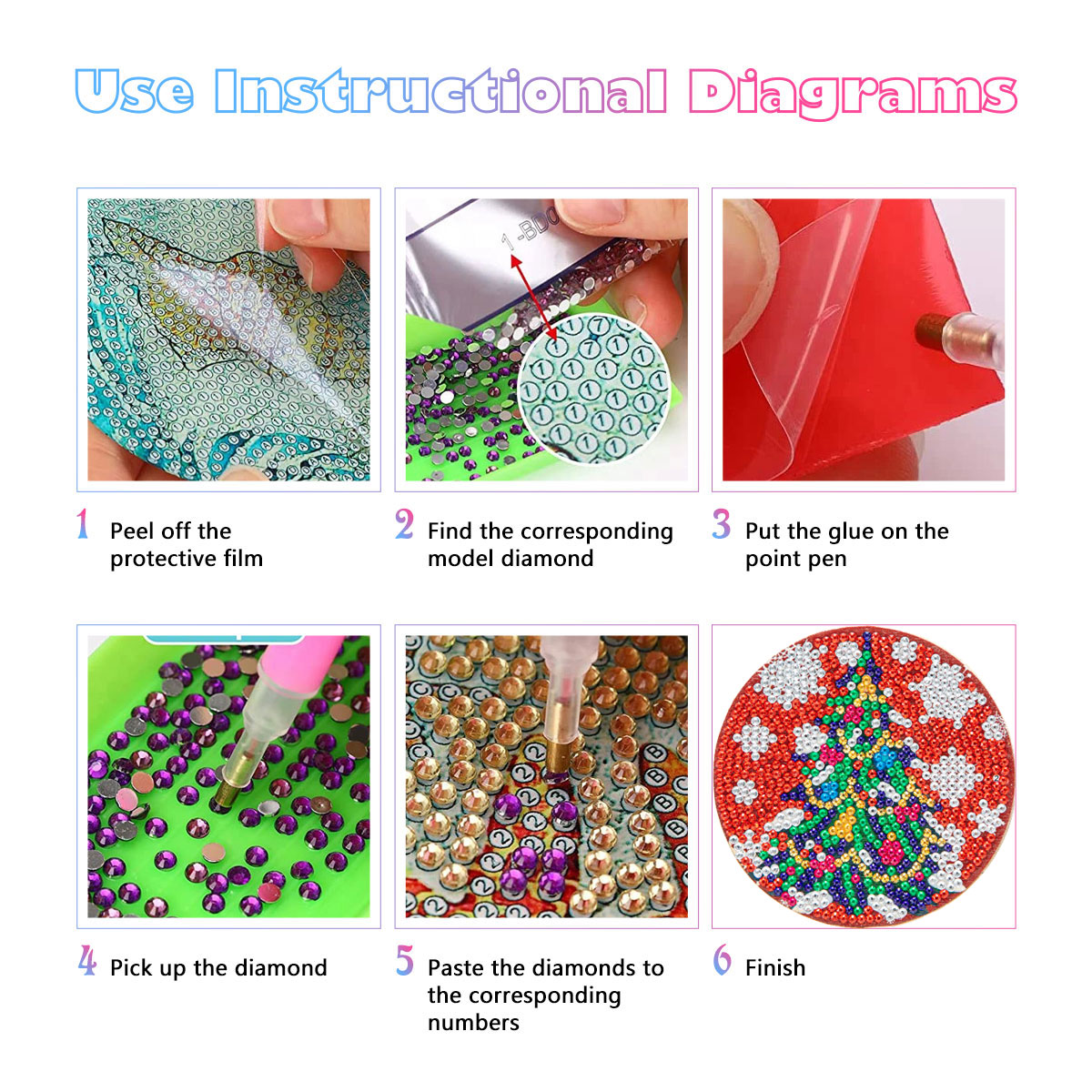 GATYZTORY 6-teiliges DIY Diama – Resin Art Coasters Bewertung und Preis