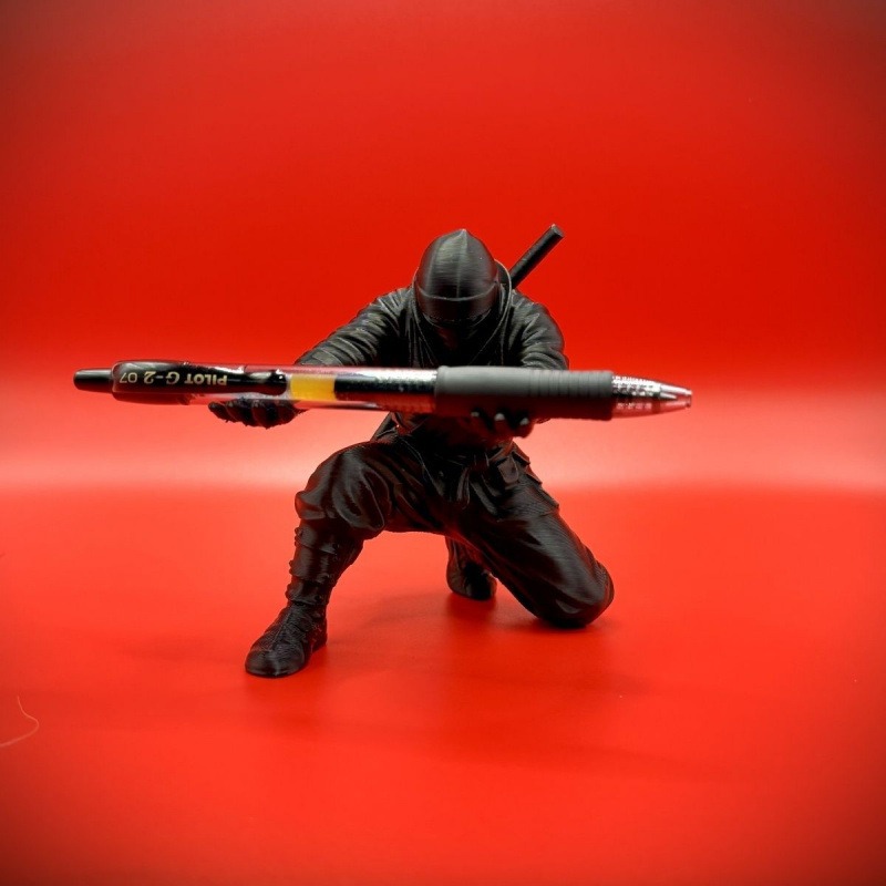 Ninja-Figur Stifthalter 3D-Ged – Resin Art Stand Bewertung und Preis