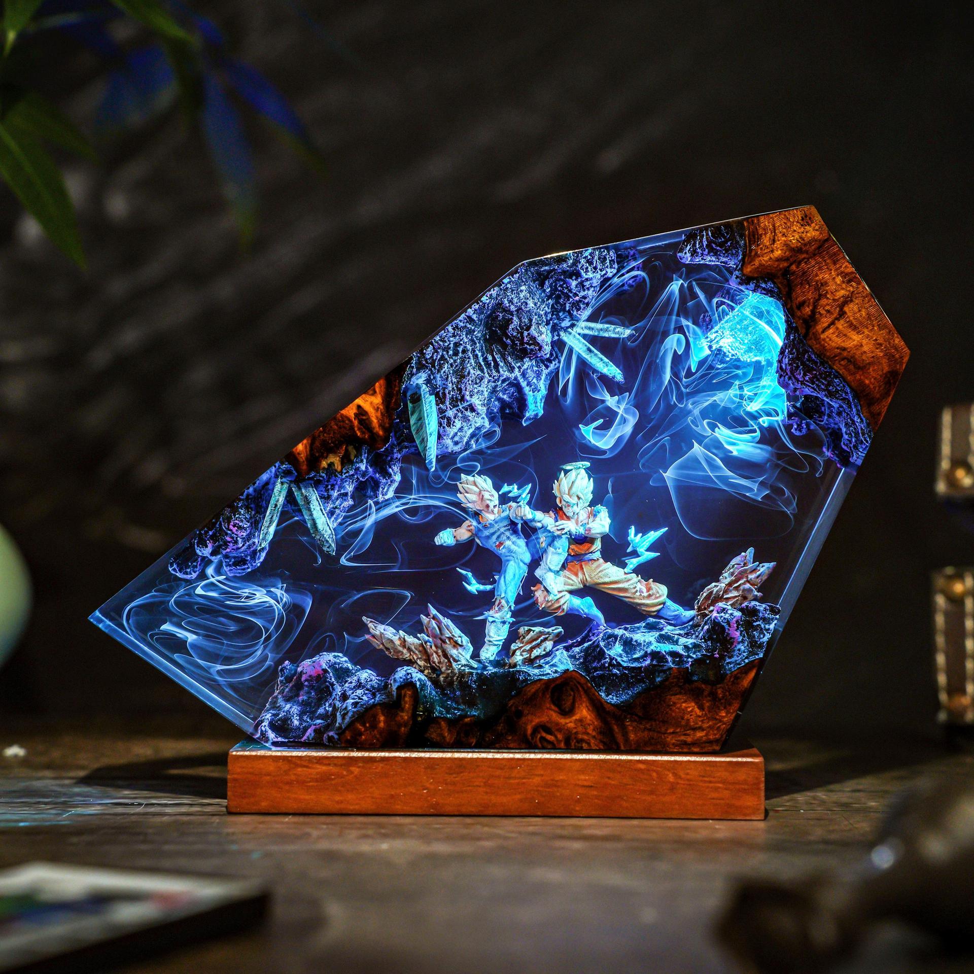 Goku & Vegeta Epoxidharz Handg – Resin Art Goku Bewertung und Preis