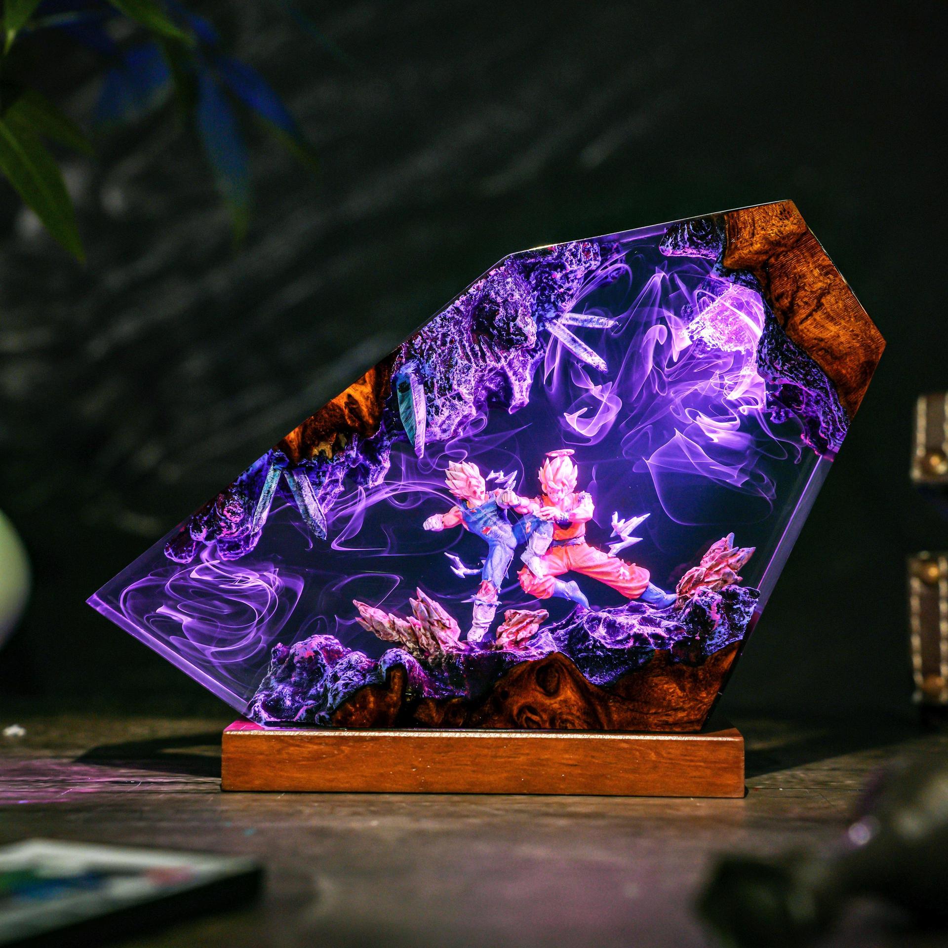 Goku & Vegeta Epoxidharz Handg – Resin Art Goku Bewertung und Preis