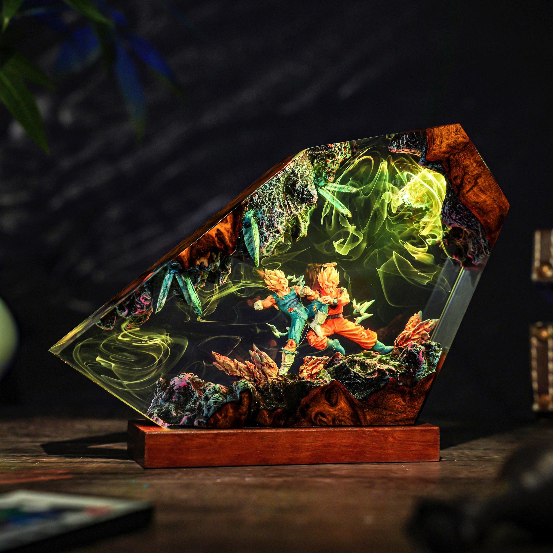 Goku & Vegeta Epoxidharz Handg – Resin Art Goku Bewertung und Preis