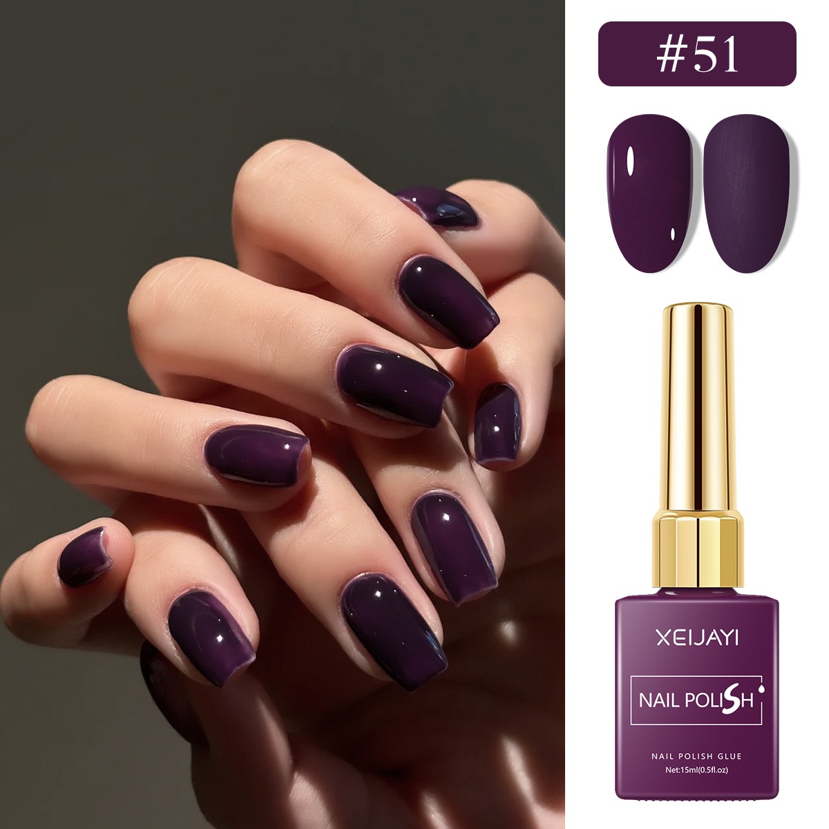 6 teile/satz 15ml Gel Nagellac – Resin Art Purple Bewertung und Preis