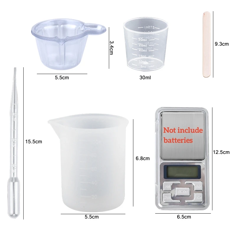 Epoxidharz-Set, kristallklar,  – Resin Art Stone Bewertung und Preis