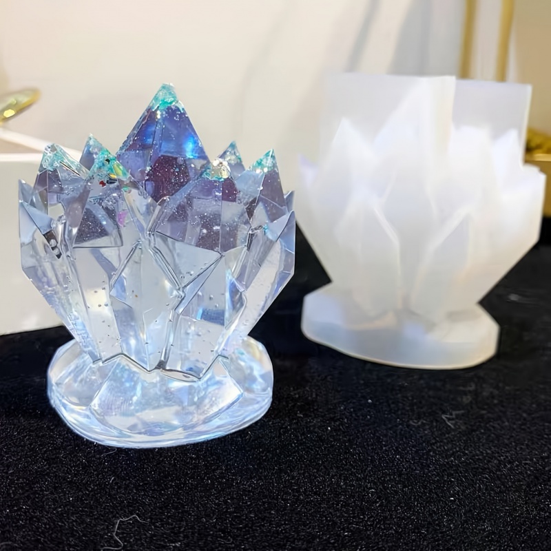 1pccrystal Cluster dekorative  – Resin Art Mould Bewertung und Preis