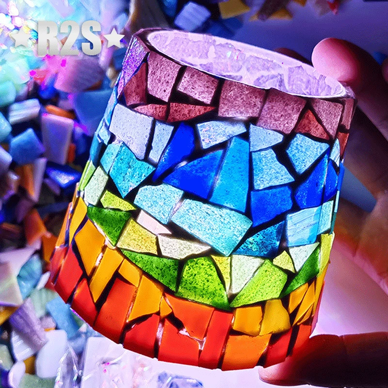 100g Mosaikfliesen Buntglasmos – Resin Art Coasters Bewertung und Preis