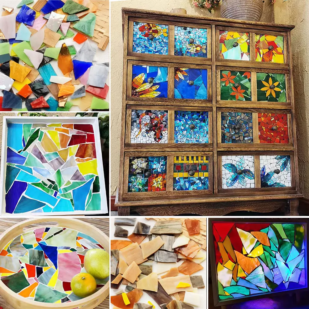 100g Mosaikfliesen Buntglasmos – Resin Art Coasters Bewertung und Preis