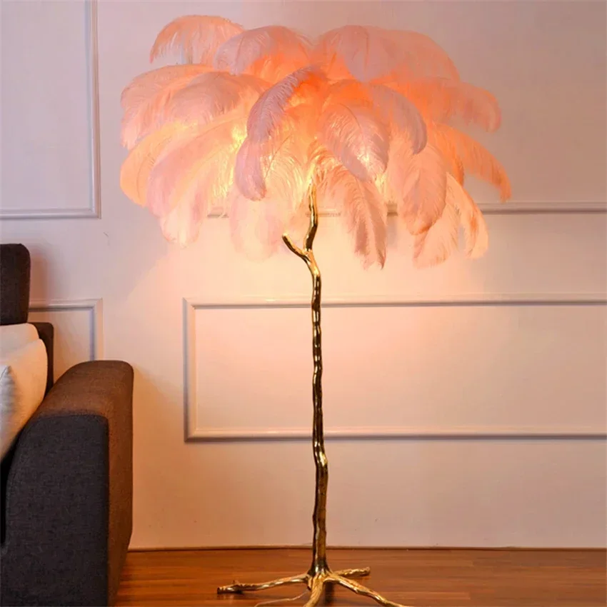 Moderne Led Straußen Feder Ste – Resin Art Stand Bewertung und Preis