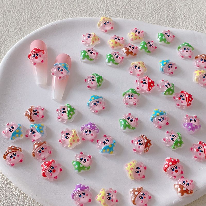 2/10/20 Stück Kirby Nagelcharm – Resin Art Resin Bewertung und Preis