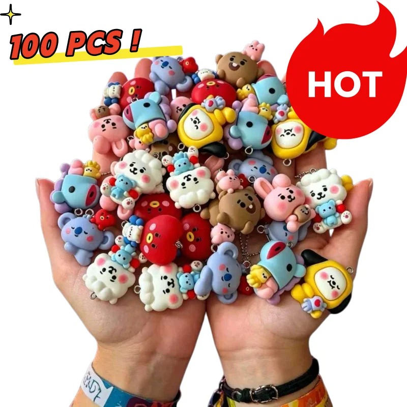 7 Stück BT21 Harz-Cartoon-Anhä – Resin Art Box Bewertung und Preis