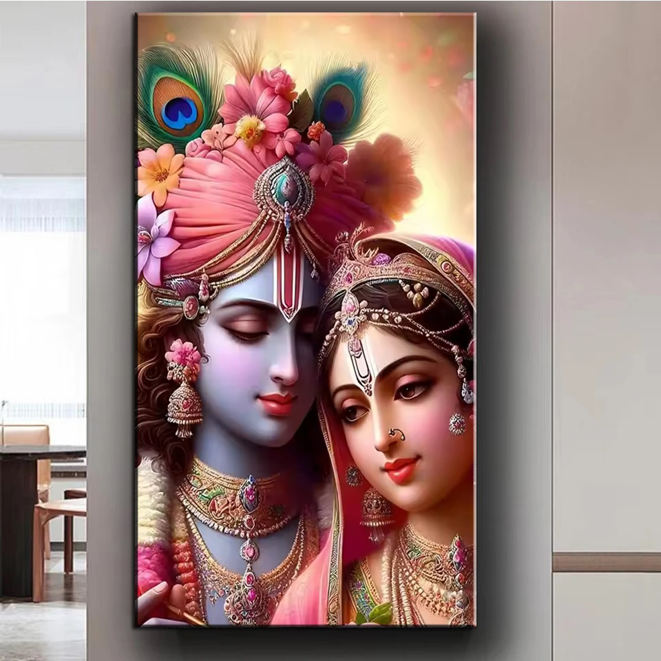 Indian Lord Radha Krishna Coup – Resin Art Radha Krishna Bewertung und Preis
