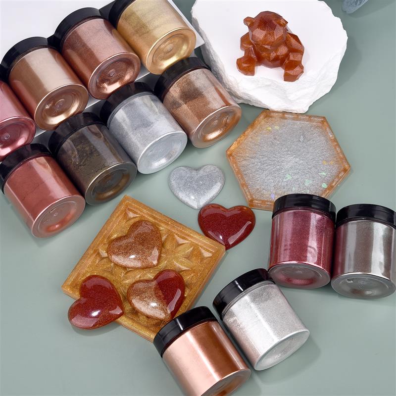 50g Schimmer Metallic Gold Sil – Resin Art Uv Bewertung und Preis