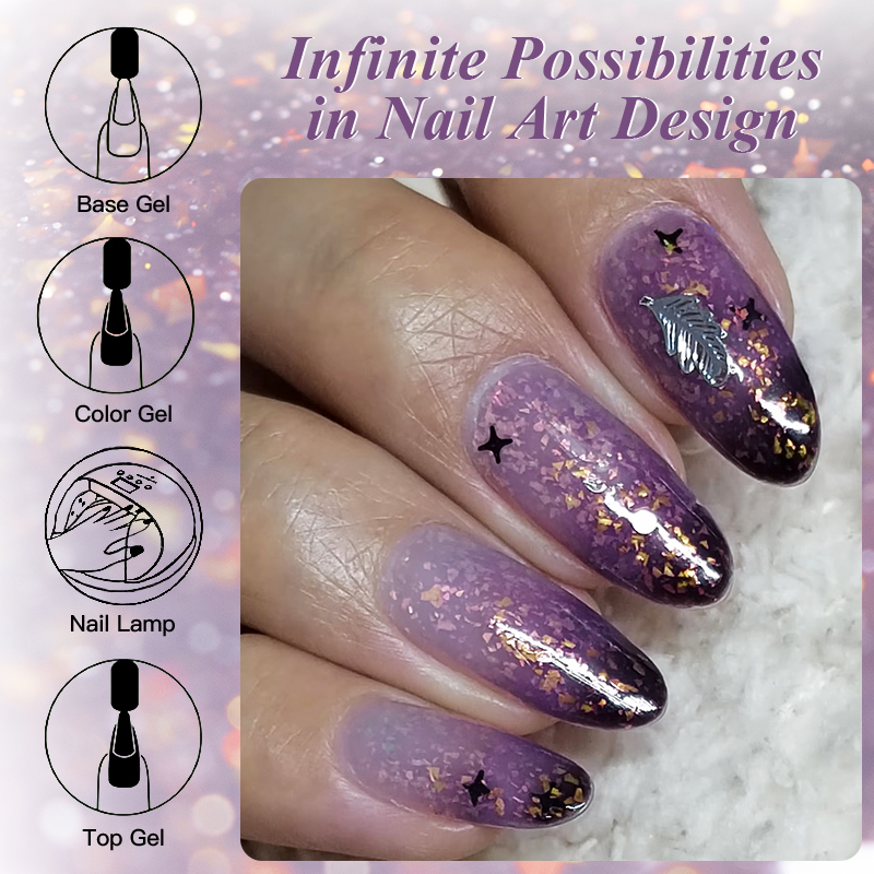 7ml Glitzer Thermischer Nagell – Resin Art Purple Bewertung und Preis