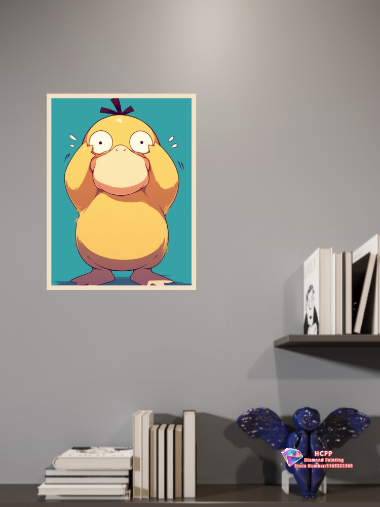 1 Stück rahmenloses Psyduck Ca – Resin Art Work Bewertung und Preis