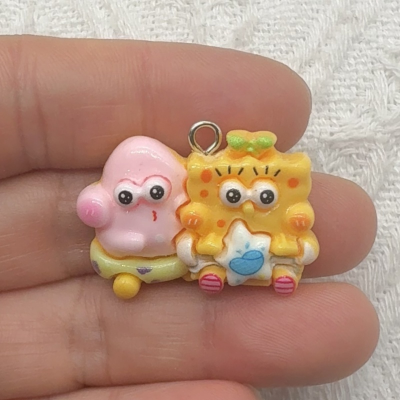 10 Stück Cartoon-Harzanhänger, – Resin Art Box Bewertung und Preis