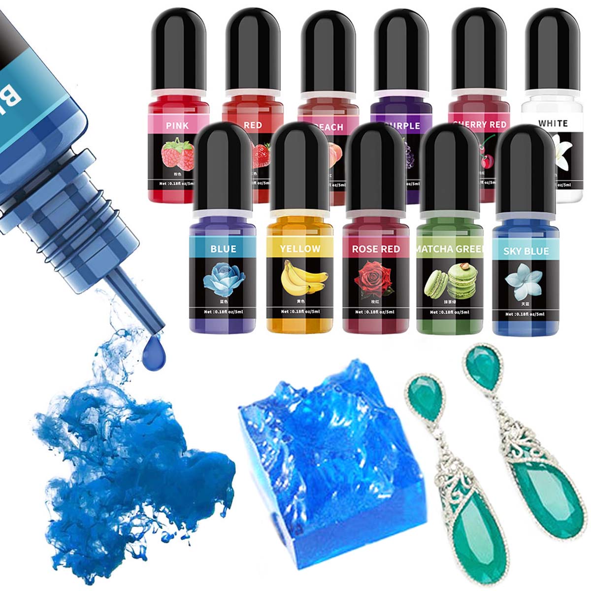 5 ml/Flasche Epoxidharz Pigmen – Resin Art Uv Bewertung und Preis