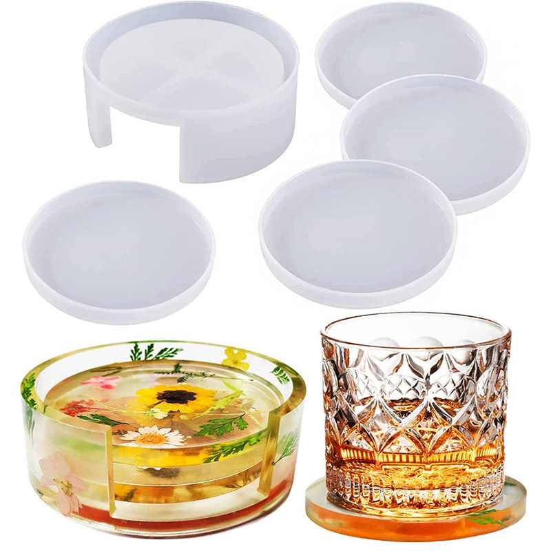 Runde quadratische Untersetzer – Resin Art Coasters Bewertung und Preis