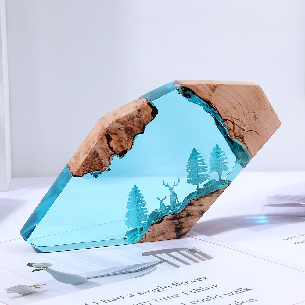 Waldfee-Hirsch Desktop-Kunst P – Resin Art Resin Bewertung und Preis