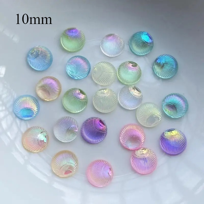100 Stück kreisförmige Muschel – Resin Art Earrings Design Bewertung und Preis