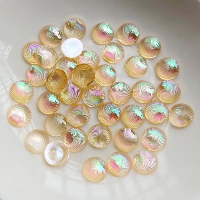 100 Stück kreisförmige Muschel – Resin Art Earrings Design Bewertung und Preis